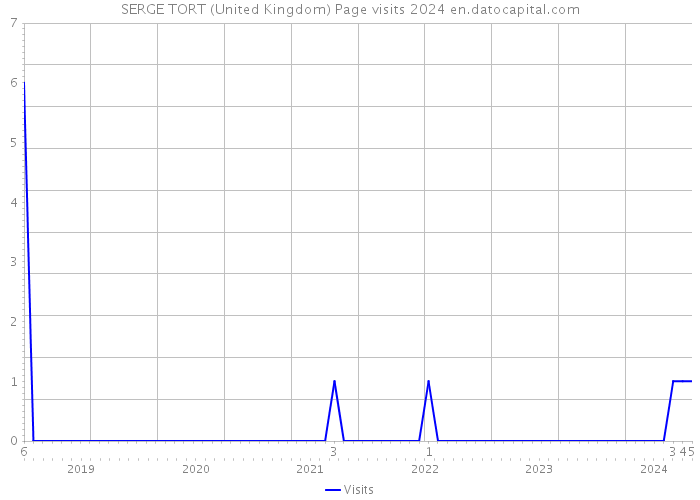 SERGE TORT (United Kingdom) Page visits 2024 