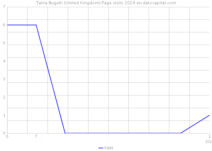 Tania Bugelli (United Kingdom) Page visits 2024 