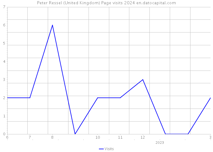 Peter Ressel (United Kingdom) Page visits 2024 