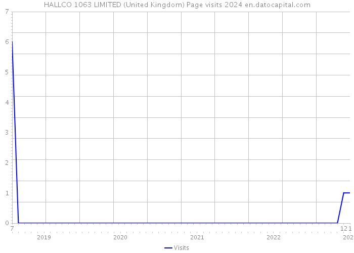 HALLCO 1063 LIMITED (United Kingdom) Page visits 2024 