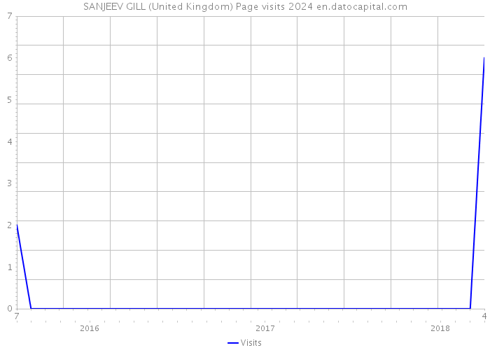 SANJEEV GILL (United Kingdom) Page visits 2024 