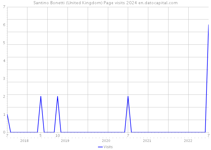 Santino Bonetti (United Kingdom) Page visits 2024 