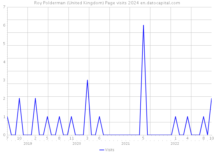 Roy Polderman (United Kingdom) Page visits 2024 
