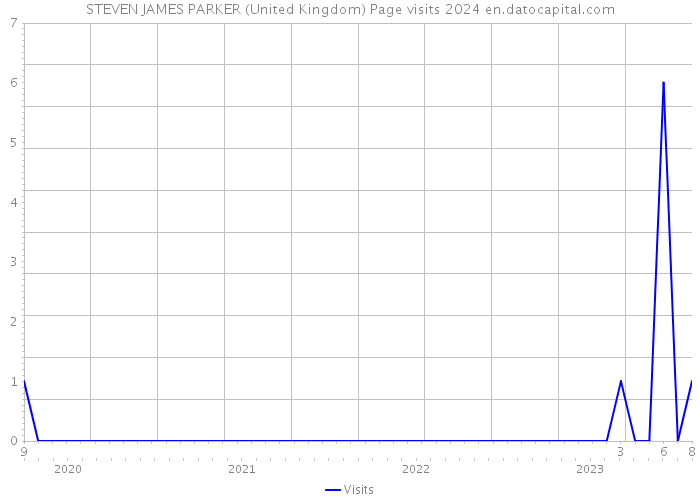 STEVEN JAMES PARKER (United Kingdom) Page visits 2024 