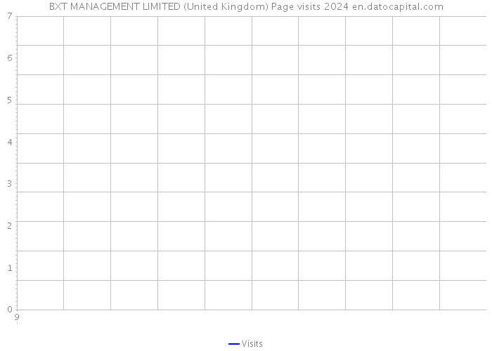BXT MANAGEMENT LIMITED (United Kingdom) Page visits 2024 