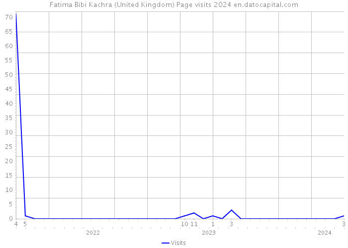 Fatima Bibi Kachra (United Kingdom) Page visits 2024 