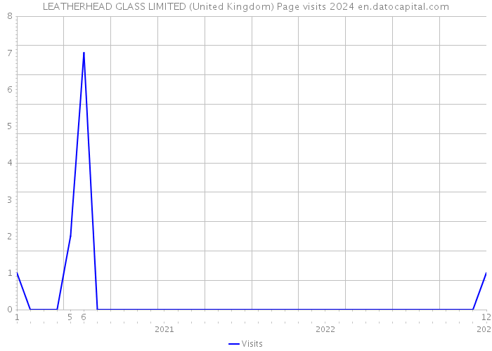 LEATHERHEAD GLASS LIMITED (United Kingdom) Page visits 2024 