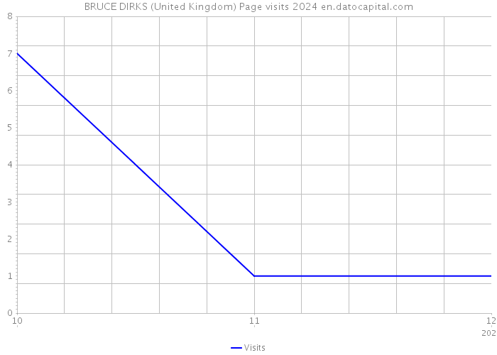BRUCE DIRKS (United Kingdom) Page visits 2024 