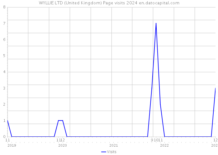 WYLLIE LTD (United Kingdom) Page visits 2024 