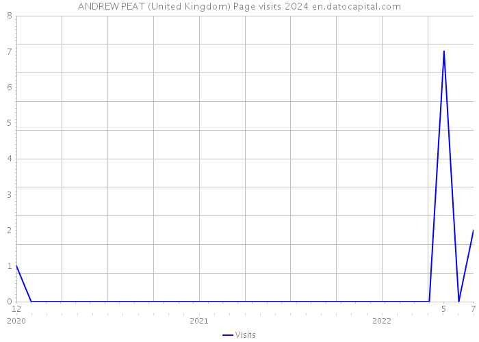 ANDREW PEAT (United Kingdom) Page visits 2024 