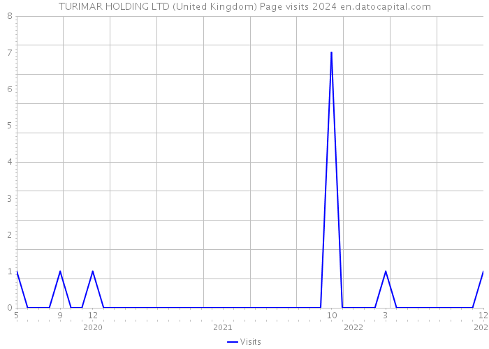 TURIMAR HOLDING LTD (United Kingdom) Page visits 2024 