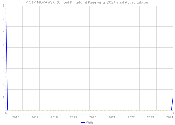 PIOTR MORAWSKI (United Kingdom) Page visits 2024 