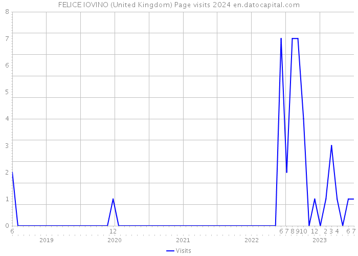 FELICE IOVINO (United Kingdom) Page visits 2024 