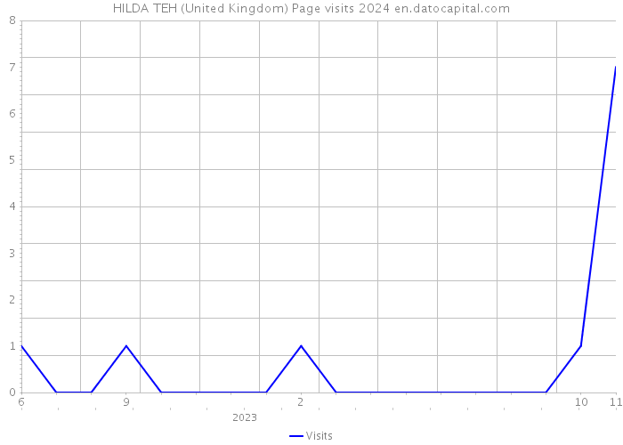 HILDA TEH (United Kingdom) Page visits 2024 