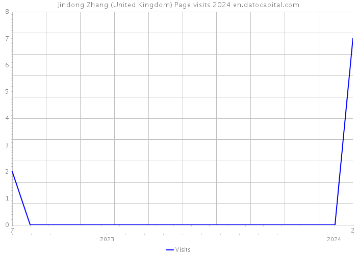 Jindong Zhang (United Kingdom) Page visits 2024 