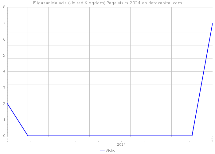 Eligazar Malacia (United Kingdom) Page visits 2024 