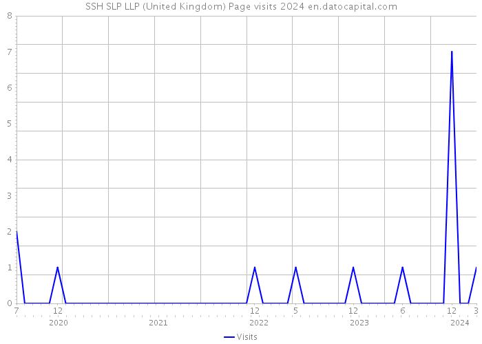 SSH SLP LLP (United Kingdom) Page visits 2024 