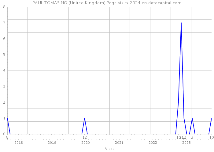 PAUL TOMASINO (United Kingdom) Page visits 2024 