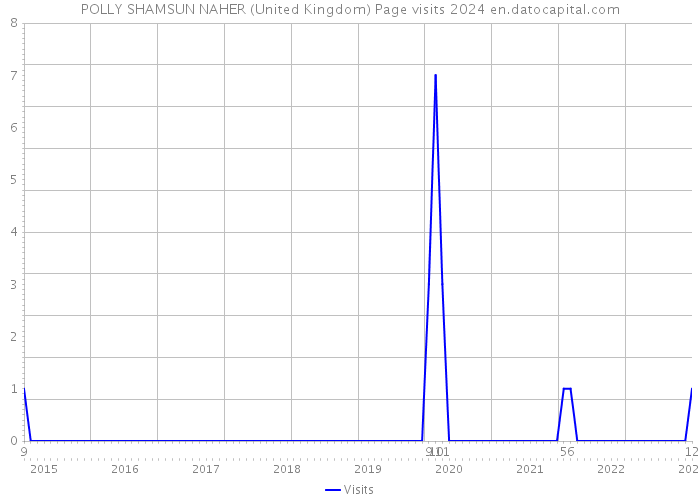 POLLY SHAMSUN NAHER (United Kingdom) Page visits 2024 