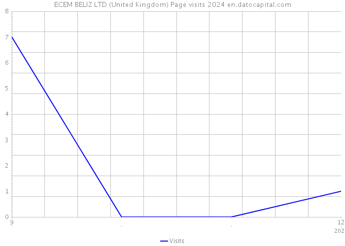 ECEM BELIZ LTD (United Kingdom) Page visits 2024 