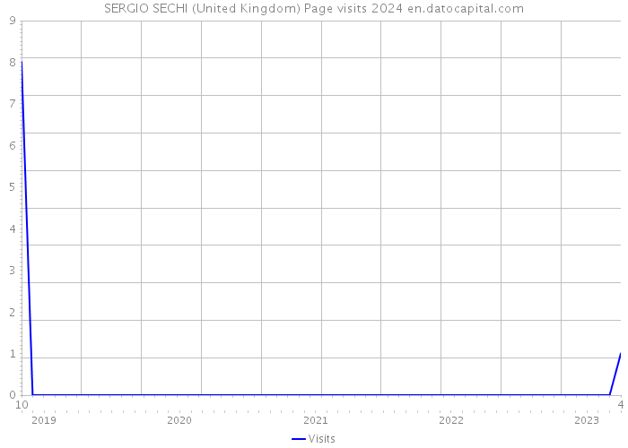 SERGIO SECHI (United Kingdom) Page visits 2024 