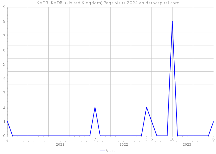 KADRI KADRI (United Kingdom) Page visits 2024 