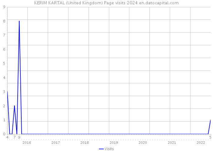 KERIM KARTAL (United Kingdom) Page visits 2024 