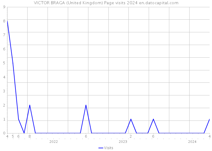 VICTOR BRAGA (United Kingdom) Page visits 2024 
