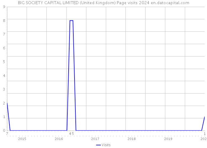 BIG SOCIETY CAPITAL LIMITED (United Kingdom) Page visits 2024 
