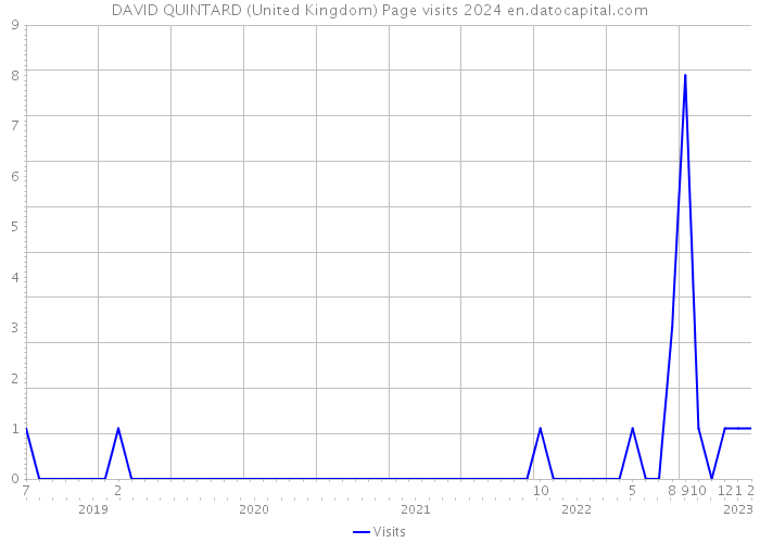DAVID QUINTARD (United Kingdom) Page visits 2024 