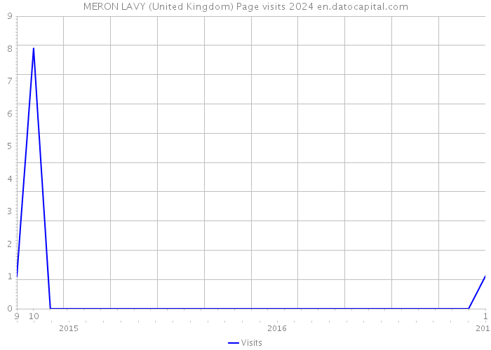 MERON LAVY (United Kingdom) Page visits 2024 